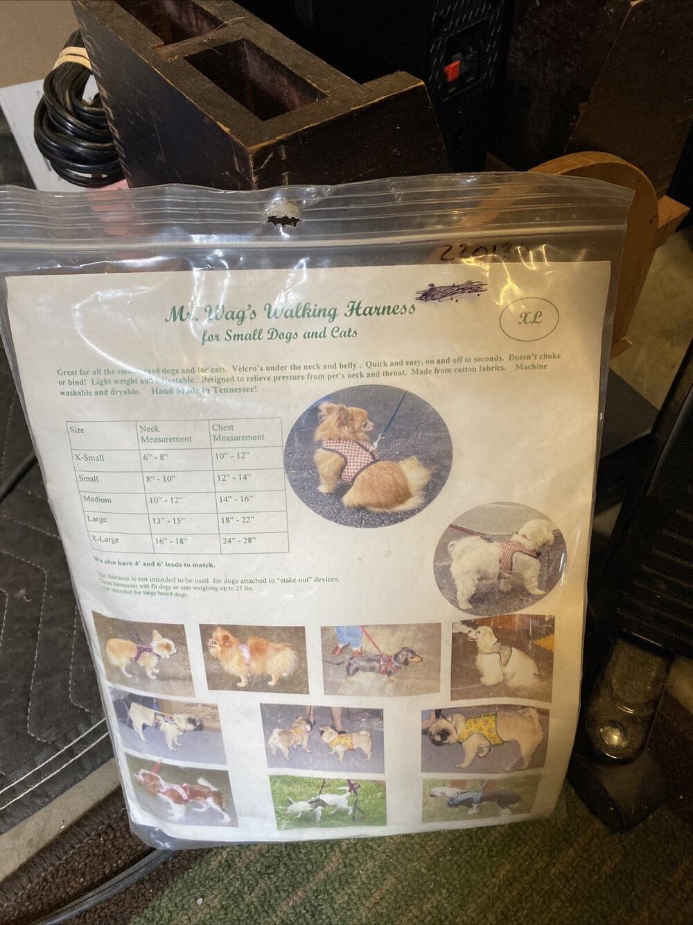 dog walking harness